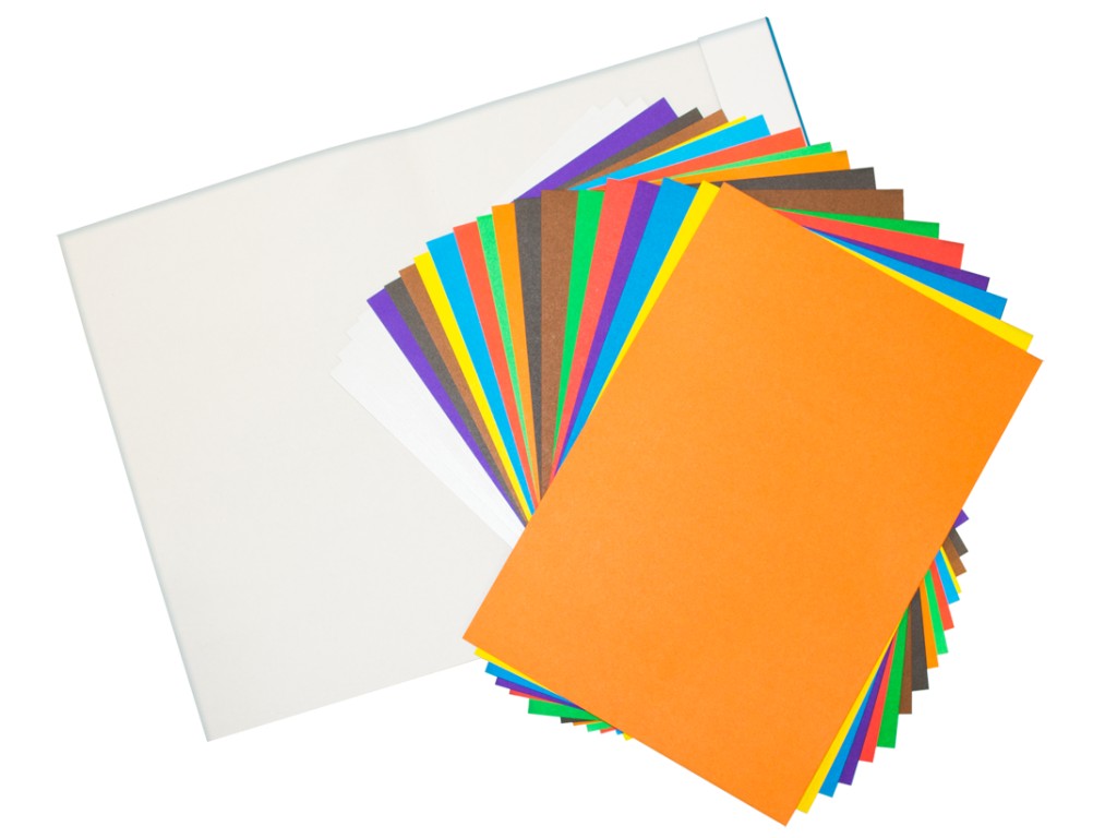 Бумага и картон 20л А4 Классика цвета Луч д/детского твор